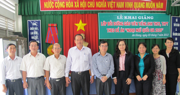 Opening Ceremony of the English Training Course for High and Secondary School Teachers of English in An Giang Province