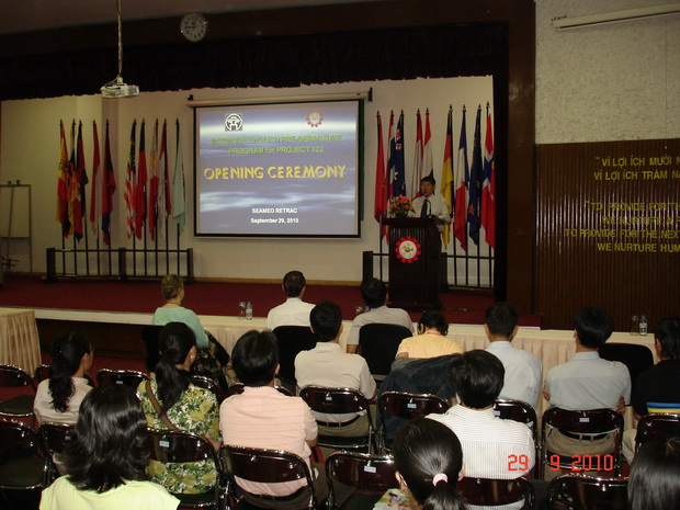Opening Ceremony of the Pre-departure English Course for the Government Scholarship Recipients: Project 322