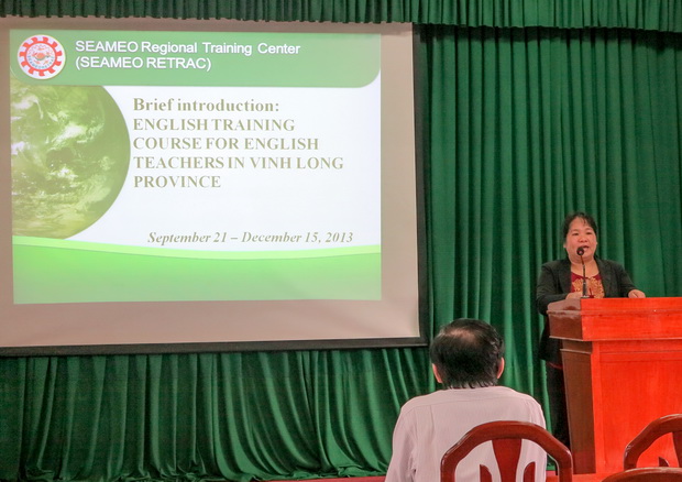 Opening Ceremony of the English Training Courses for Secondary and Primary School Teachers of English in Vinh Long Province