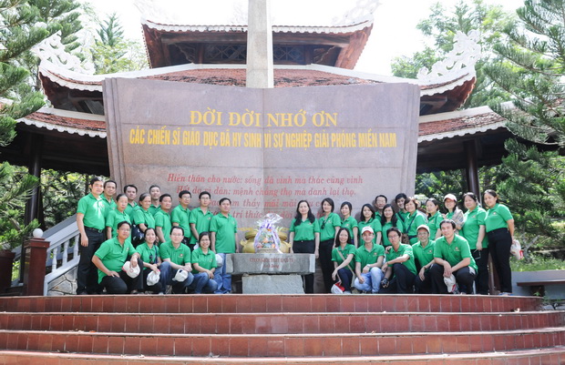 Visit to a National Martyr Grave-Yard at Tan Bien Suburban District