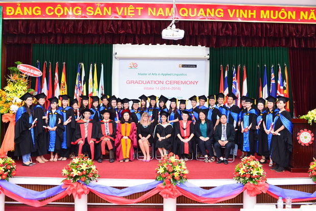 Chương trình Thạc sỹ về Ngôn ngữ ứng dụng cho học viên Khóa 14 (2014 – 2016)