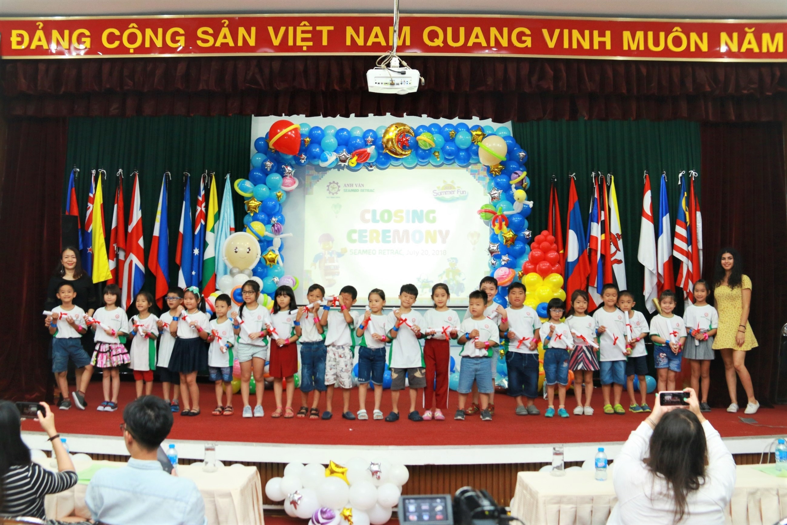 The Closing Ceremony of SUMMER FUN 2018
