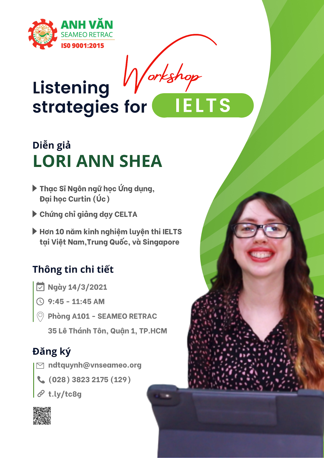Buổi chia sẻ kiến thức chủ đề: Listening strategies for IELTS