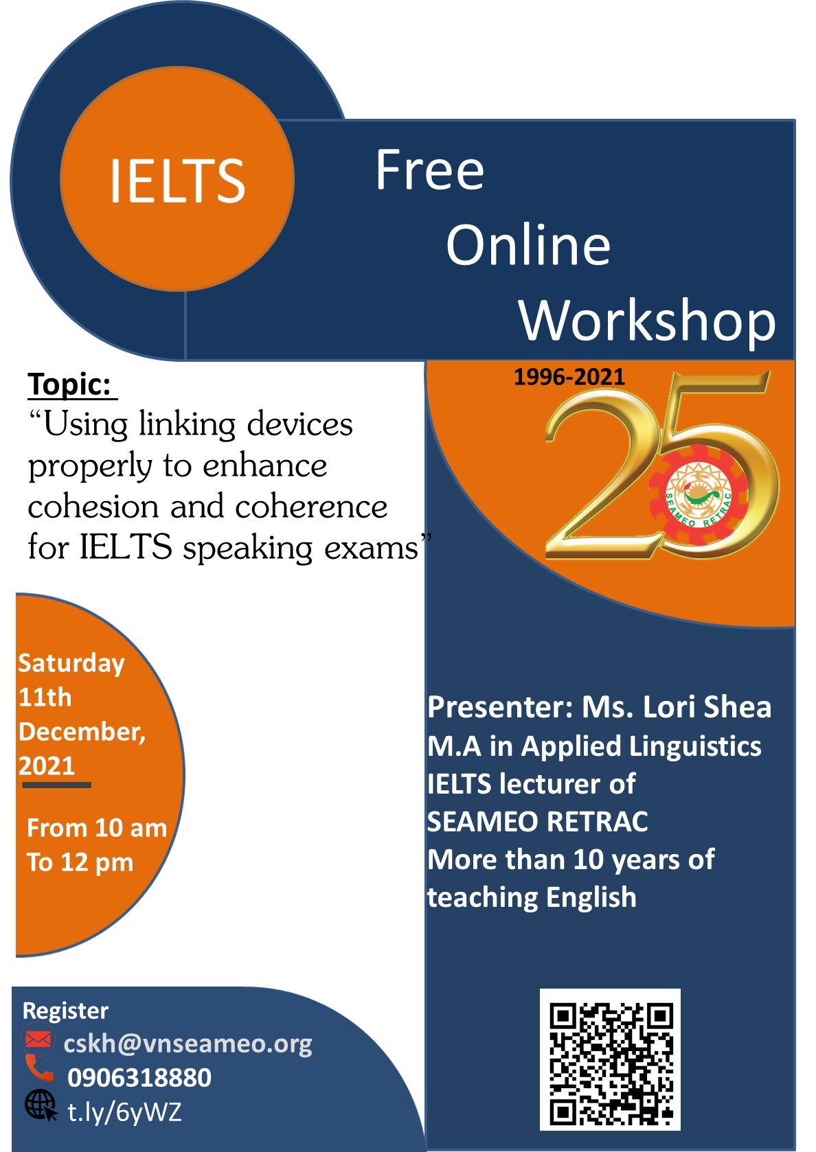 Buổi chia sẻ kiến thức chủ đề: Using linking devices properly to enhance cohesion and coherence for IELTS speaking exams