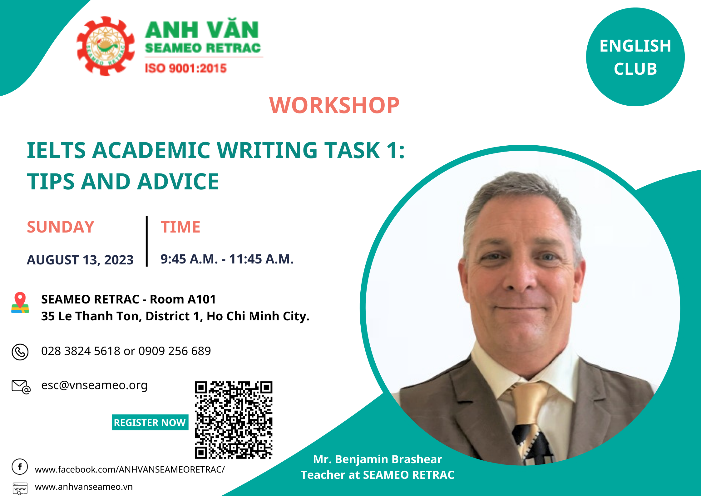 Workshop “IELTS Academic Writing Task 1: Tips and Advice”