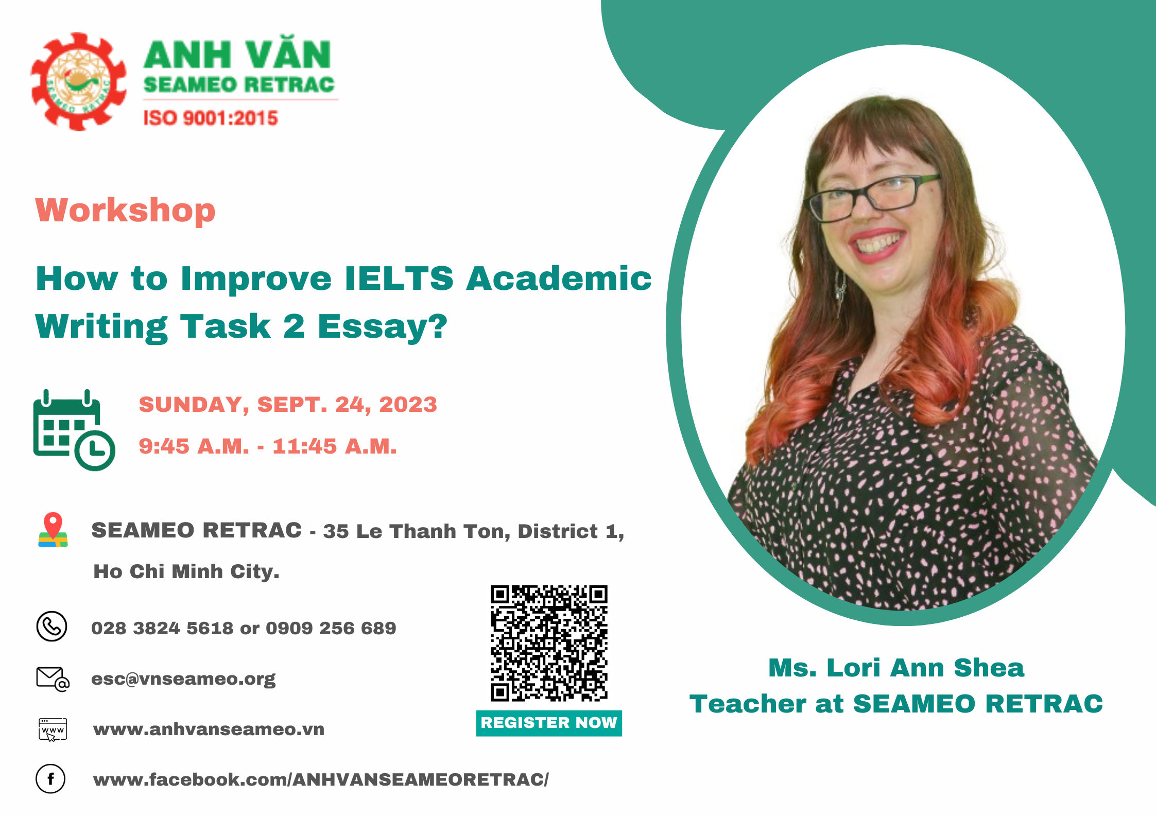 Workshop “How to Improve IELTS Academic Writing Task 2 Essay?”