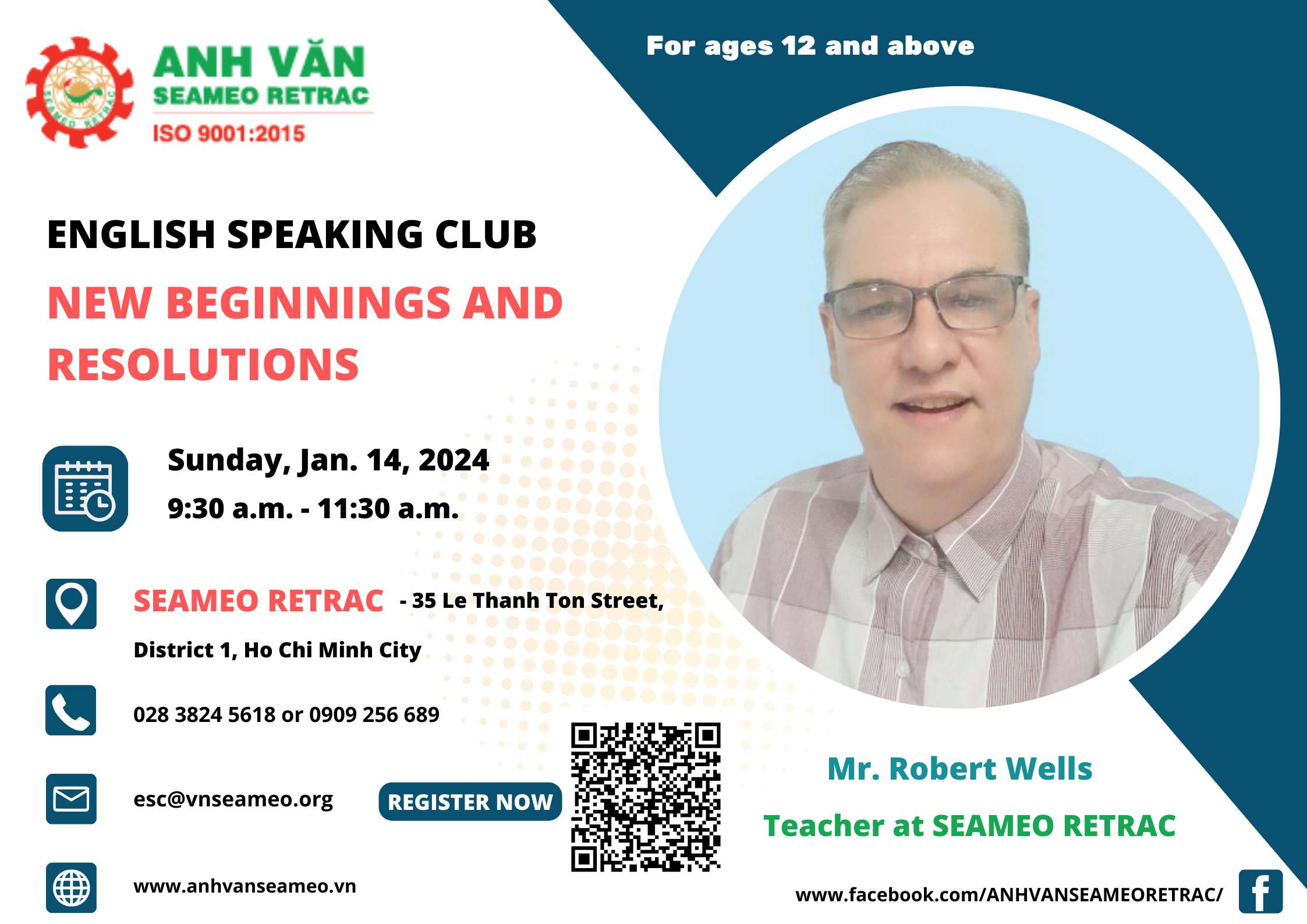 English Speaking Club: Topic: “New Beginnings and Resolutions”