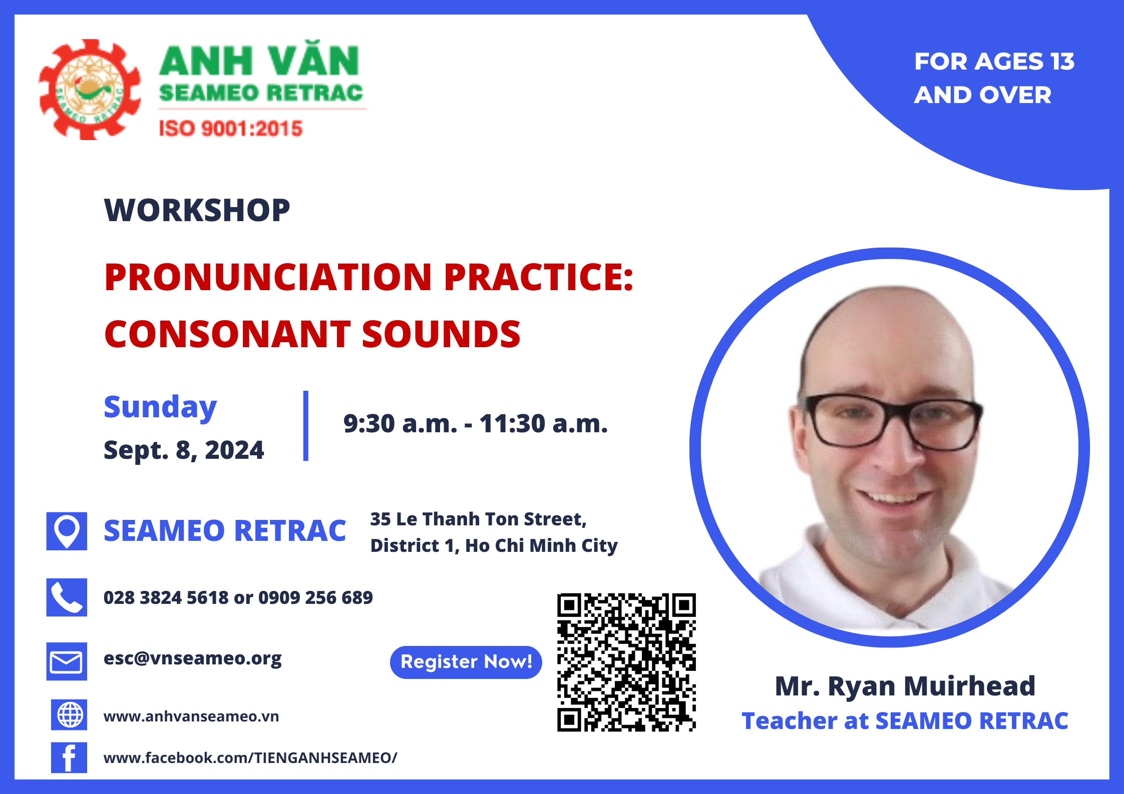 Workshop “Pronunciation Practice: Consonant Sounds”