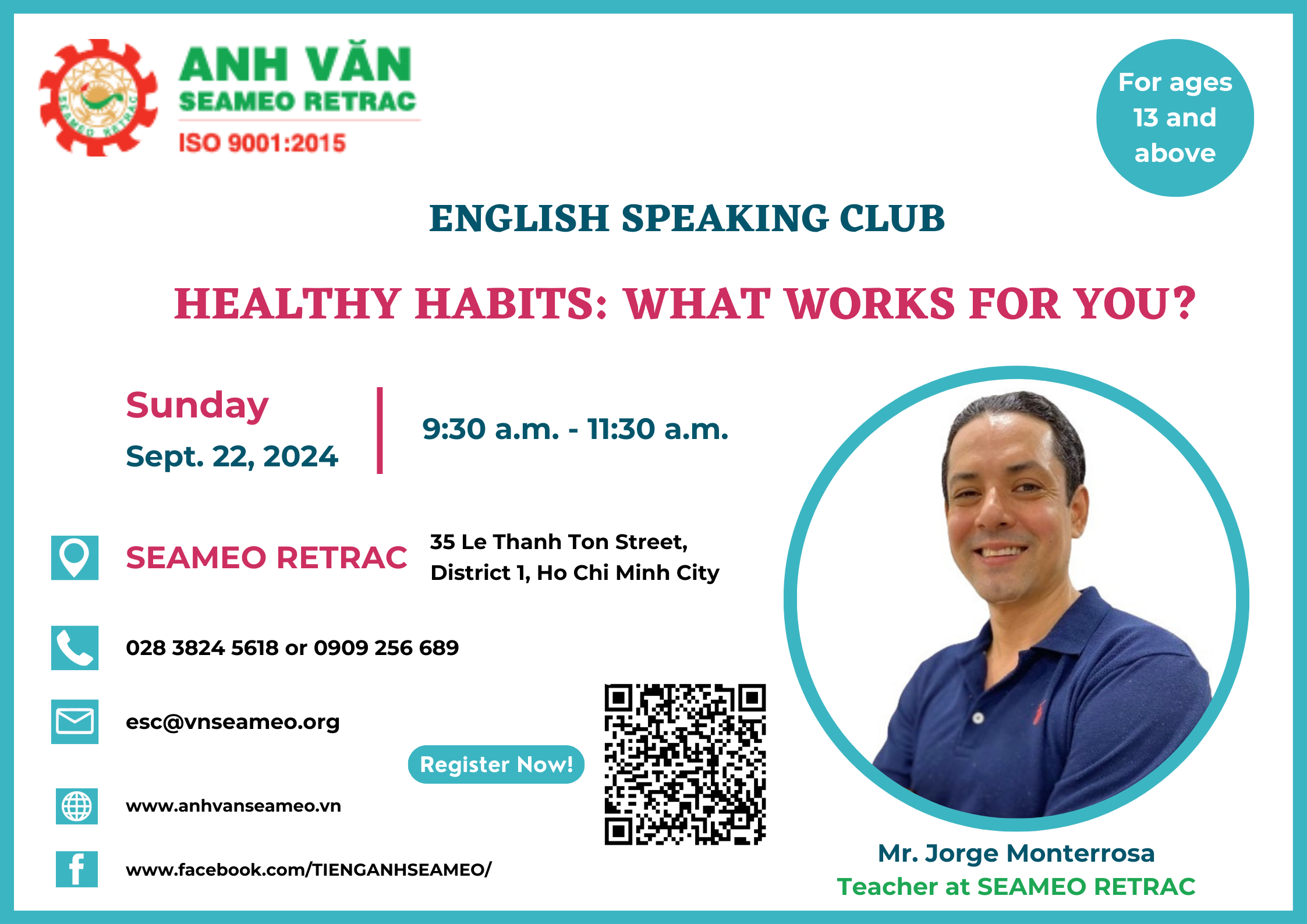 English Club: “Healthy Habits: What Works for You?”